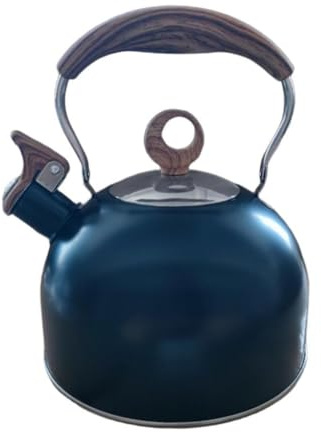 DimyFew Hervidor de Agua de 2,5 litros con Silbato Y Boquilla Silbante para Cocinas de Gas E Inducción, Hervidor Doméstico