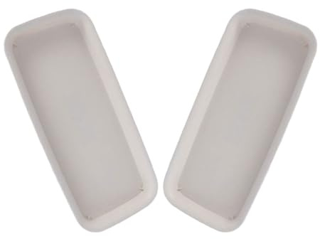 jojofuny 2 Stück Rechteckige Untersetzer aus Robustem Kunststoff Pflanzschalen für Blumentöpfe mit Verbesserter Drainage Wasserauffangend für Innen und Außenbereich