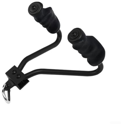 Mango de agarre de hierro TPE para máquina de remo, accesorio de equipo de fitness antideslizante de 5.12 pulgadas para entrenamiento de fuerza de espalda, hombro, brazo, barra de hierro fundido con