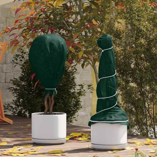 Ziaphsol Protección invernal para plantas, color verde, 20 x 1,6 m, tela no tejida para bancales y terrazas, protección contra heladas para plantas de jardín con superficie resistente a los rayos UV
