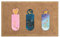 Moses Magnetlesezeichen Mystisch | 3er Set magnetisches Lesezeichen | Bookmarks | charmant illustriert 31158 braun