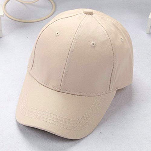 Enfants Casquette de Baseball Unisexe Casquette Visière Classique Couleur Unie Cap Snapback Hip Pop Ajustable Coton Chapeau de Soleil Casquette Golf Plage Hat Sport Voyage Fille Garçon
