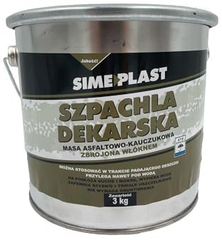 Spachtelmasse 3 kg - Für Abdichtungs-, Reparatur- und Klebearbeiten am Dach SIME PLAST