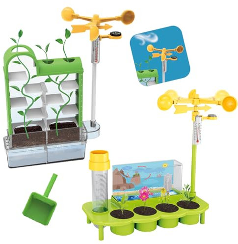 COO11 Grow-A-Maze, Watch the Plants Grown Their Way Through a Maze, Science Kit Weather Station for Kids,Outdoor Garden Toy for Girls & Boys 8+ Years