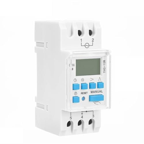 THC Astronomico Timer Interruttore Display LCD 16A 20A 30A Temporizzazione Controllo Latitudine Interruttore 110V 220V 1 Pz(THC-30B-AC220V)