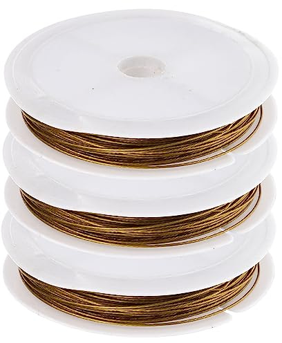 Artibetter 3 Filo D'acciaio Multifunzionale Comodo e Materiale Resistente Per Perline Fai Da Te Accessori Artigianali Per Gioielli Collane e Decorazioni