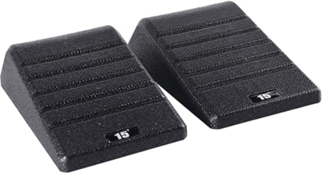 Juego Para Estirar Gemelos – Cuña De Movimiento 29×15,2×10 Cm Negra, Diseño Ergonómico | Estiramiento De Gemelos, Entrenamiento Muscular & Fascia