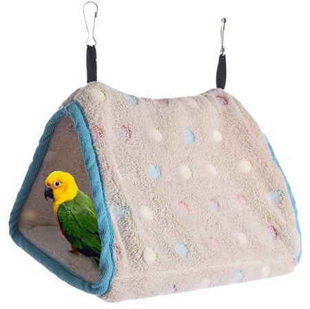 Tienda de campaña para pájaros, tienda colgante de felpa para pájaros