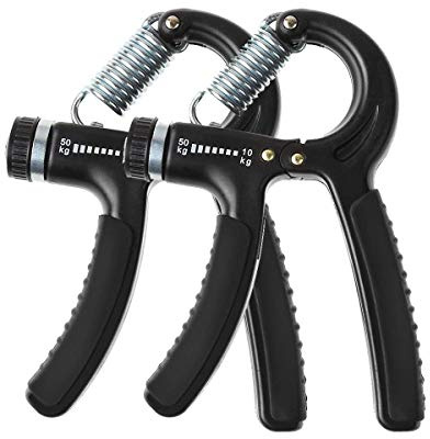 LUXON 2 Pack Hand Grip, Adjustable Resistance 22-70Lbs (10-30kg) - Hand Grip Exerciser, Strengthen Grip, Hand Squeezer, Forearm Grip, Hand Exercise, Gripper, Finger Strengthener