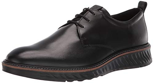 Ecco ST.1HYBRID, Zapatos de Cordones Derby Hombre, Negro (Black 1001), 46 EU