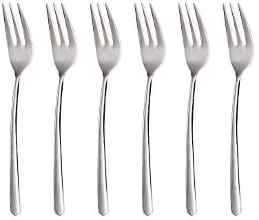 GRÄWE Kuchengabeln 6 Stück, Serie SYLT