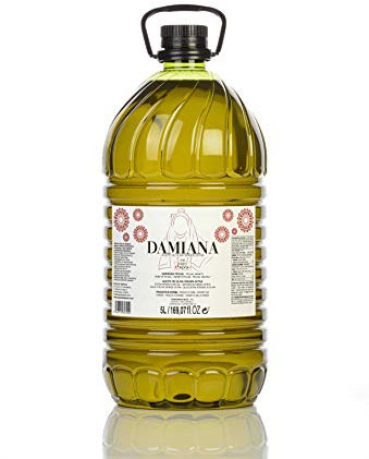 Aceite de Oliva Virgen Extra Picual 5L de Jaén Ideal para Ensaladas Alternativa Saludable al Girasol Prensado En Frío Sabor Intenso Gourmet Rico En Antioxidantes Formato PET Familiar