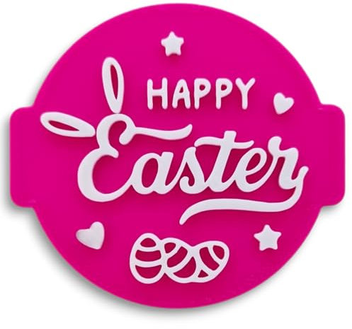 Happy Easter HE06 - Embosser/Stamp for Fondant, Icing, Cupcake, Cake, Decoration