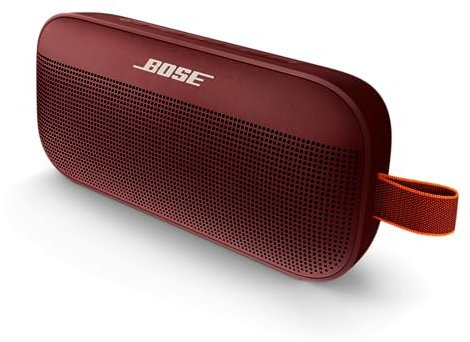Bose, Altavoz Bluetooth SoundLink Flex portátil, inalámbrico, Sumergible, de Viaje, Rojo Carmine