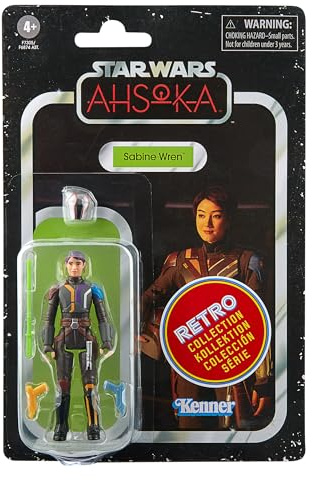 Star Wars Retro Collection Sabine Wren, Ahsoka 9.5-cm Action Figures