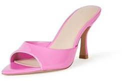 The Drop Sandali da Donna Mandy a Punta con Tacco, Vernice Rosa, 37.5 EU