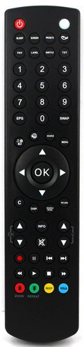 Genuine Compatible with Techwood TV Remote Control 16911HDLEDDVD, 16911-HD-LED-DVD -LEDDVD