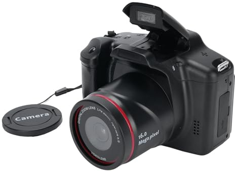 Digital Camera, 4k Cameras for Photography & Video, 16MP WiFi 2.4in Touch Screen Vlogging Camera for YouTube with Flash, Lens Hood, Front and Rear Cameras