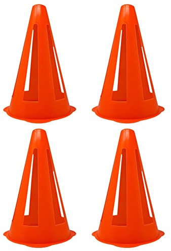Plmvhpb Plastic Cones Mini Sports Cones for Drills + Practice for Training + Games - 9 Inches