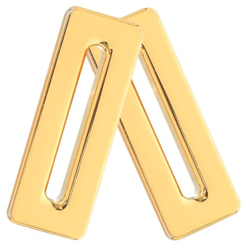 BAZEITFLOW 2 Pezzi Chiusino Lavandino in Lega di Zinco Oro, Tappo di Sicurezza che Previene Troppo Pieno, Resistente alla Deformazione, Accessorio per Cucina e Bagno