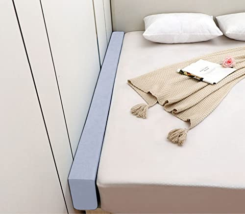 KKXXYQFC Högdensitetsskum Säng Gap Filler Kudde 150/180/200 cm Lång Mjuk Madrass Filler Kudde för Twin till King Bed Converter Passar mellan säng/gavel/vägg