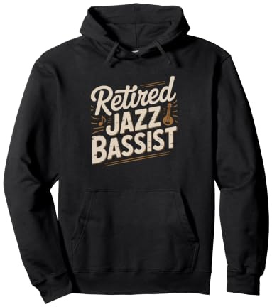 Bassiste De Jazz Basse Contrebasse Sweat à Capuche