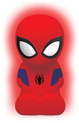 LEXIBOOK Spider-Man Color NightLight for children's room, color change, smooth light, Battery, Blue/Red, NLJ01SP