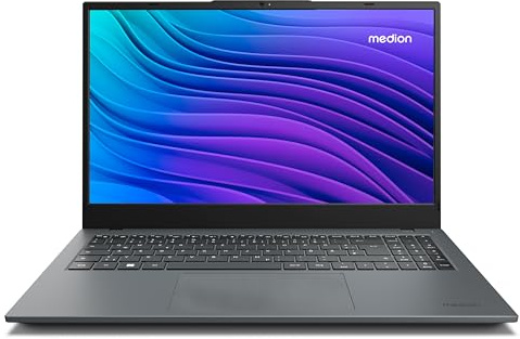 MEDION Portátil E15433, 15,6 Full-HD, Intel® Core™ i7-1255U, 16 GB RAM, 1 TB SSD, Iris® Xᵉ, Windows 11 Home, Plata