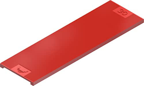 Roto Gluske Glazing Block Glas-Tec GL-SV | 100 x 38 x 3 mm | Colour Red | Pack of 500