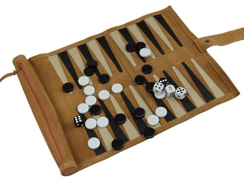 Backgammon spelset, lyxigt backgammon set - klassiskt brädspel, klassiskt | brädspel, litet roligt klassiskt Backgammon för, familjeresor