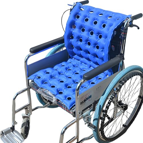 oiakus Almohadilla de presión Inflable de Aire, Cojines de Alivio de Herpes laborales, cojín de Silla de Ruedas de cojín de Asiento de Aire, Almohadilla para el Asiento para Ancianos discapacitados