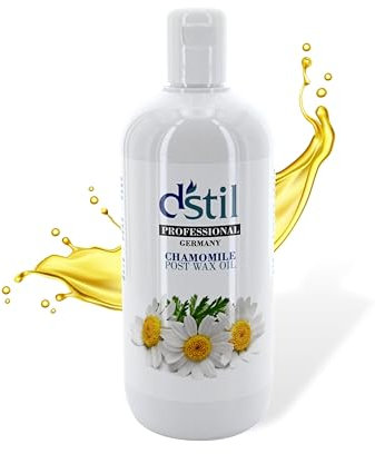Dstil Kamillen Öl 500 ml Nachbehandlungsöl nach dem Wachsen Wax reste entfernen Körperpflege Waxing Haarentfernung Enthaarung