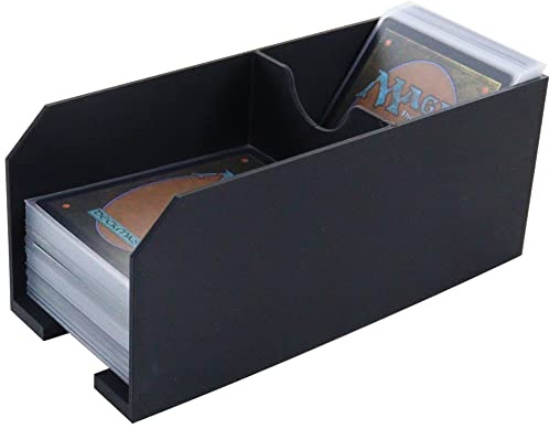 Feldherr Soporte de mazo de Cartas Incl. Graveyard para Magic: The Gathering - Commander Deck, Color:Black