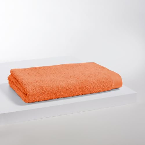 s.Oliver Handtuch 50x100 cm - 100% Baumwolle, 600 g/m², weich & saugstark, Handtücher orange
