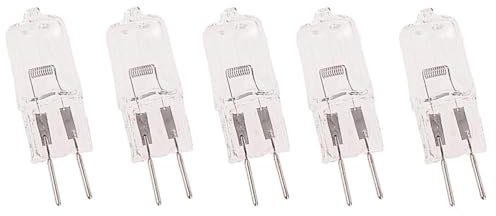 DLEDMOP Lampe À Capsule GY6.35 70W, Ampoule Halogène 24V 35W 20W, Base À Broche, Ampoule Halogène G6.35 50W, Blanc Chaud 2700K,35W,5 Pièces