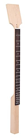 Oumefar Unlackierter Gitarrenhals aus Ahornholz, Einfach zu Bemalen, DIY für 3- oder 4-saitige Zigarrenschachtelgitarre, Bass mit Palisander-Griffbrett, Ideal für Alle
