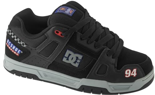 DC Stag Baskets pour homme, noir/gris/bleu, 8.5