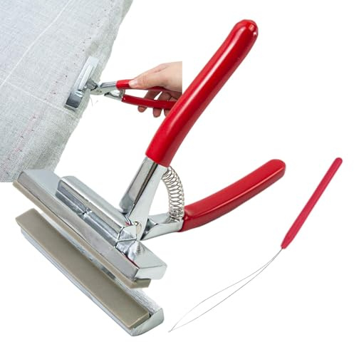Pince à cheveux réglable en toile - Outil d'étirement en métal avec poignée de retour à ressort | Large pince pour peinture à l'huile, cadre d'art, tissu, outil ergon