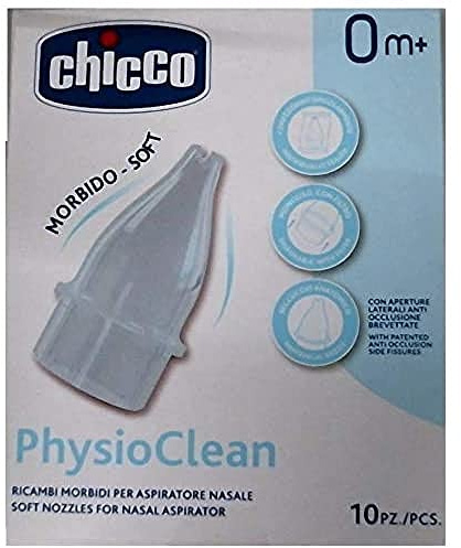 Chicco Ersatz-Nasensauger Physioclean 10 Stück