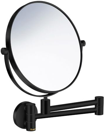 SMEDBO Outline Kosmetikspiegel 2X Fach schwenkbar schwarz FB438
