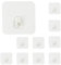 10*PCS Magische Haken Wiederverwendbar Wandhaken Ohne Bohren Plastikhaken Selbstklebend Klebehaken Wasserdicht Badezimmer Haken Huthaken Magic Türhaken für Küche Bad Wand Decke Wohnzimmer Dekoration