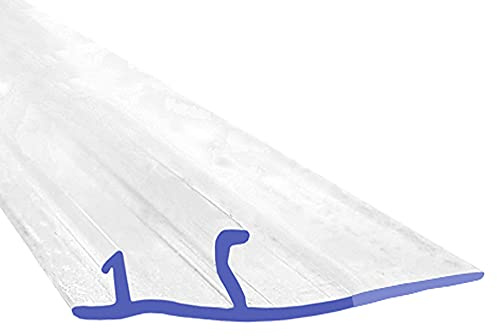 Soft Flexible Rubber Shower Seal | for Bi Folding Doors & Shower Screens | Fits Into Channel | BIF081 (2 Metres)