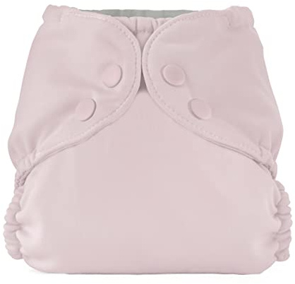 Esembly Cloth Diaper Outer, Waterproof Cloth Diaper Cover, Swim Diaper, Leak-Proof and Breathable Layer Over Prefolds, Flats or Fitteds, Reusable Diaper with Snap Closure, Size 1 (7-17lbs), Amethyst