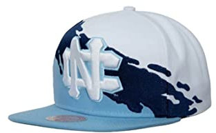 Mitchell & Ness North Carolina Tar Heels Paintbrush Snapback and NCAA Cap Kappe Basecap