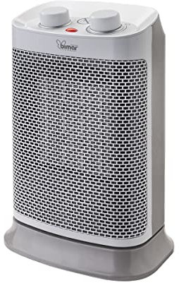 Bimar HP121 Stufetta Elettrica, Termoventilatore Elettrico da 1500W a Basso Consumo con Termostato Regolabile e 2 Potenze di Riscaldamento, Corpo in Plastica con Maniglia Integrata