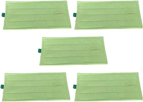 YUETTYY Ersatz-Mopp-Pads, Reinigungstuch für Vorwerk Hartboden MF600 SP600 SPB100 SP7, wiederverwendbares und waschbares Mikrofaser-Mopptuch (5)