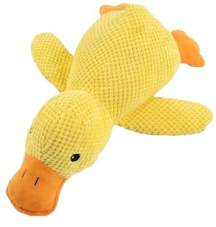 Liakyunf De Pato para Perros - De Pato De Peluche para Perros | Juego Interactivo para Cachorros con para la Dentición y Juego de Razas Pequeñas