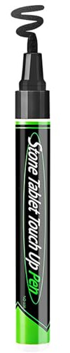 Ngbbby Permanent markör 2 st gravsten markörpenna permanent svart färg vattentät sten touch-up pennor med spets
