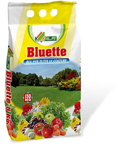AL.FE Bluette Blu Comcime CE Per Tutte Le Colture Npk 12-12-17 Con Zinco (Zn) da 5 kg resa 150 mq