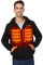 ORORO Heated Hoodie with Power Bank Heated Sweatshirt for Men and Women - Charger Not Included (Black, M)